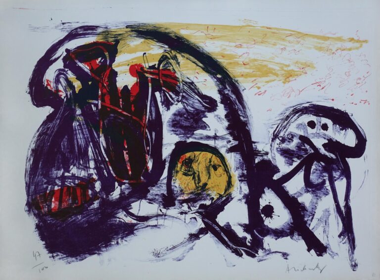 Le Lion - Pierre Alechinsky 