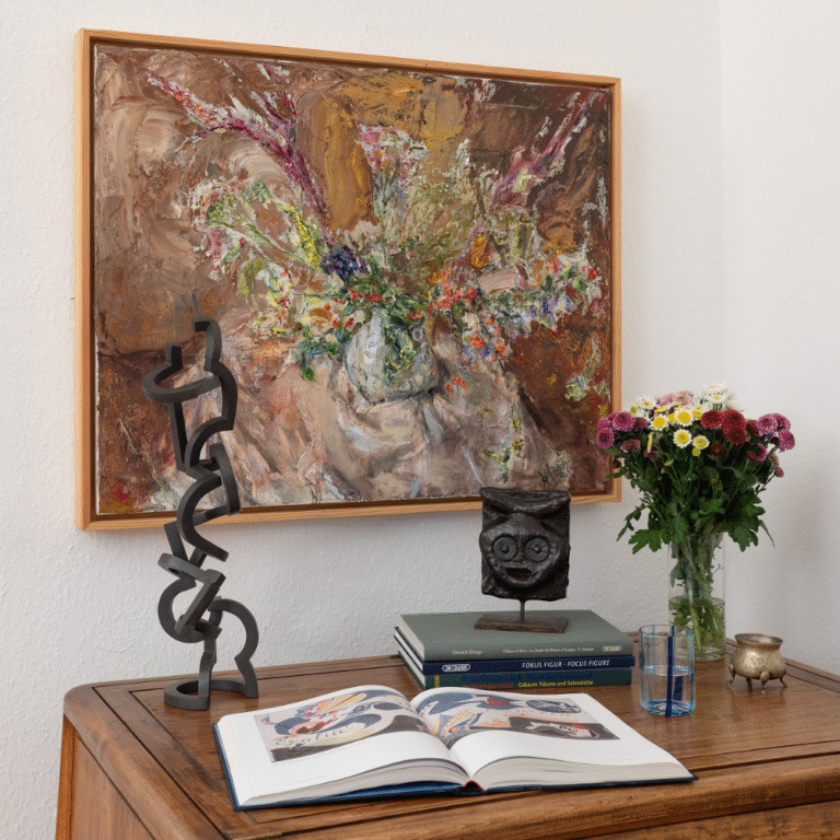 Leben mit Kunst – Eine Leidenschaft - A.R. Penck, Alain Clément, Amy Ernst, André Masson, Beate Debus, Bernhard Jäger, Bram van Velde, Corneille, Dario Fo, Dietrich Klinge, Du Rye Kim, Eduardo Arroyo, Elvira Bach, Günter Grass, Herbert Mehler, Horst Janssen, Jan Voss, Joe Tilson, Johannes Heisig, José Enguídanos, Karl Korab, Karl Otto Götz, Klaus Zylla, Kwang Young Chun, Lucebert, Lucio del Pezzo, Luigi Veronesi, Marino Marini, Max Ackermann, Max Ernst, Miguel Berrocal, Piero Dorazio, Pierre Alechinsky, Raymond E. Waydelich, Riccardo Cordero, Salvador Dalí, Sandra Brandeis-Crawford, Sonia Delaunay, Sonja Edle von Hoeßle, Torsten Holtz, Victor Roman, Volker Stelzmann, Woldemar Winkler 