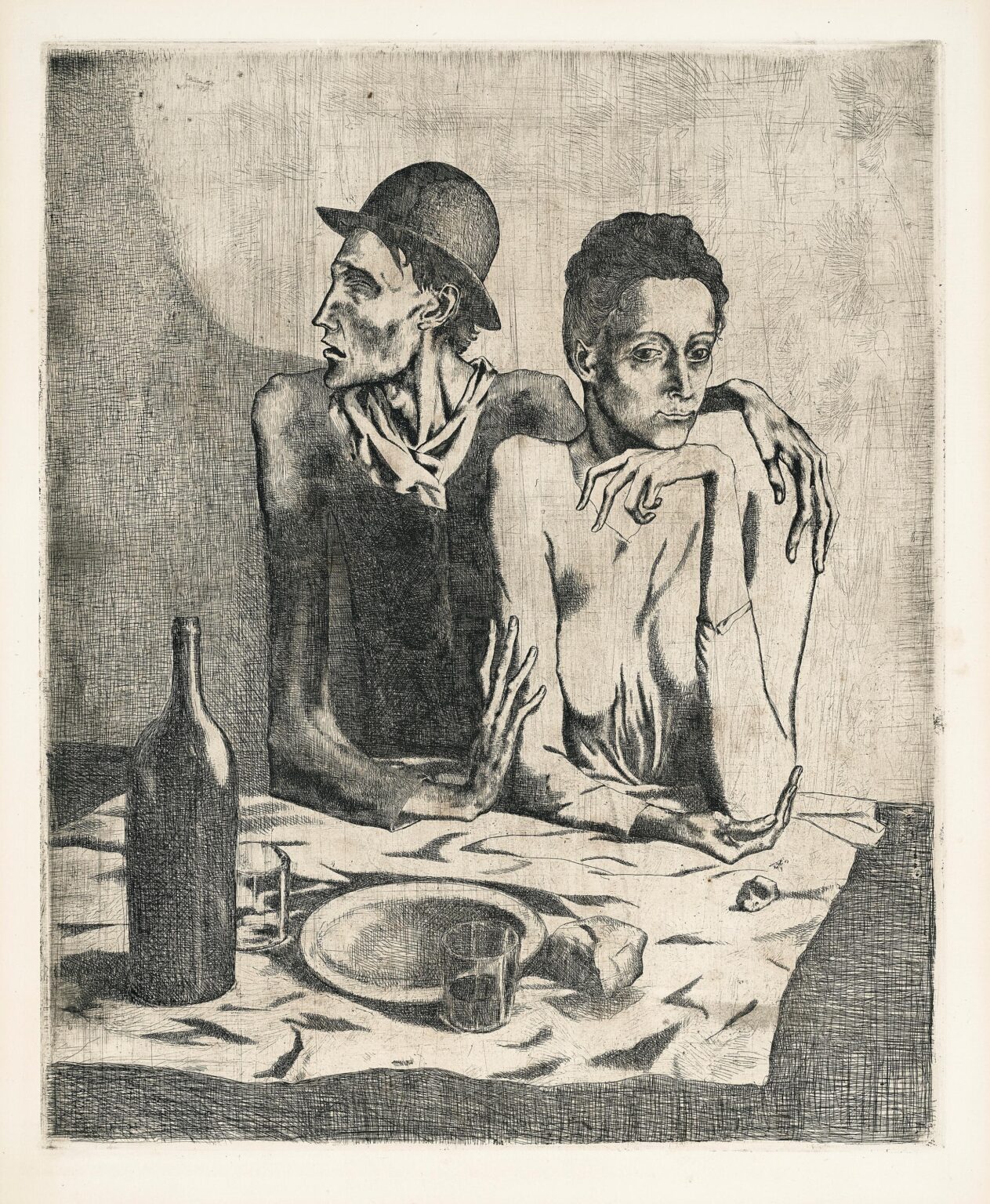 Le Repas frugal - Pablo Picasso 