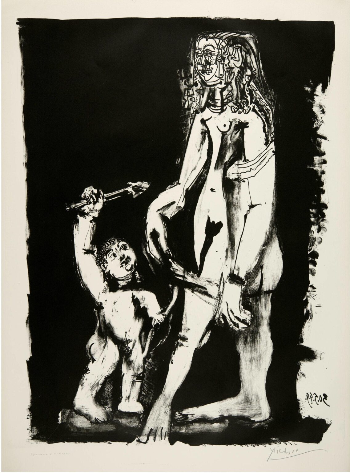 V&eacute;nus et l&rsquo;amour, d&rsquo;apr&egrave;s Cranach. Deuxi&egrave;me variation - Pablo Picasso 