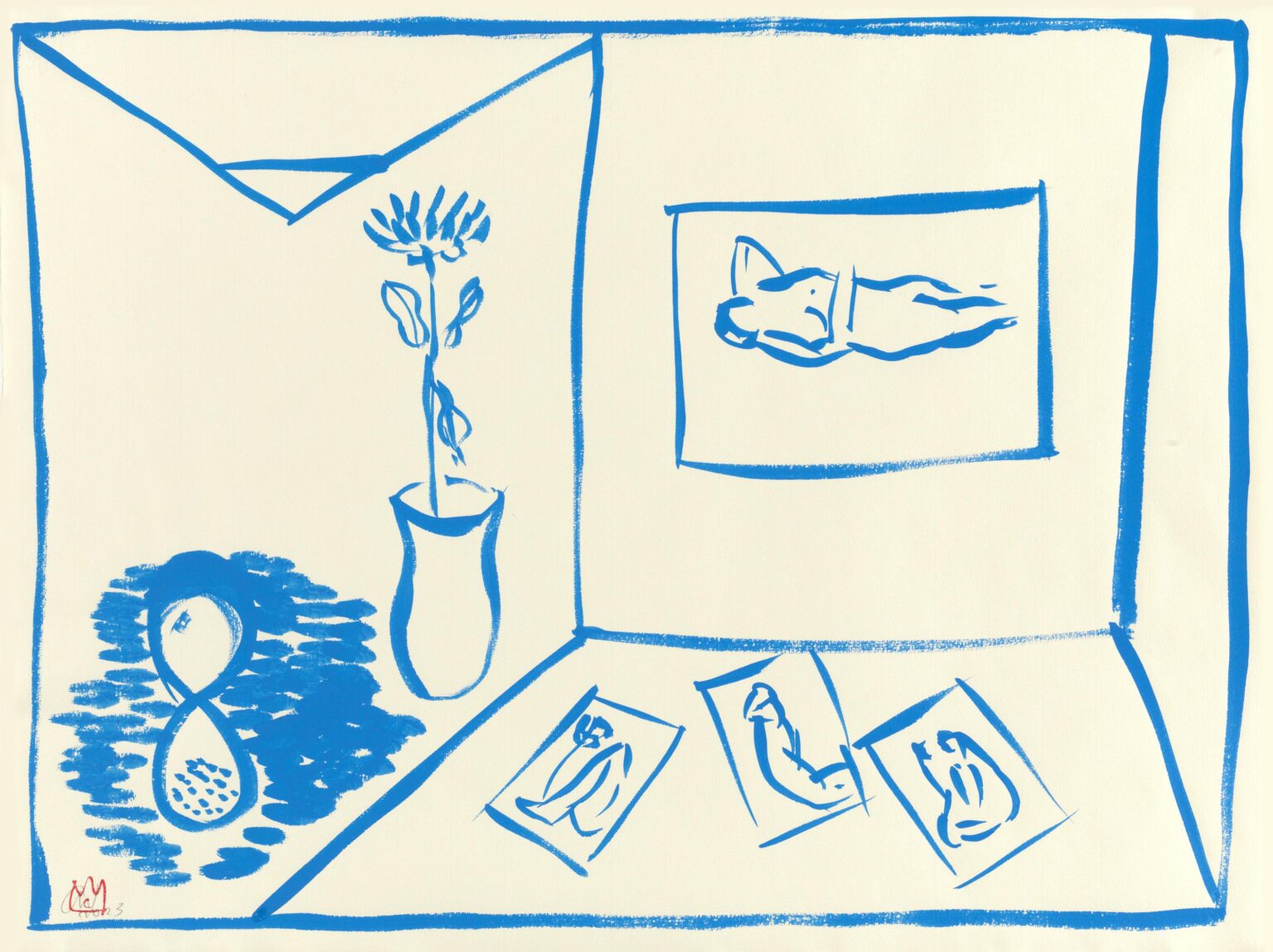 Studio With A Flower - Cathalijn Wouters 