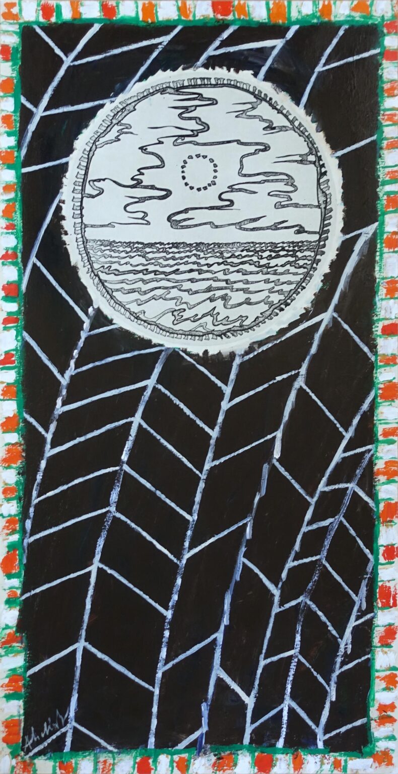 Niveau d&rsquo;eau VI - Pierre Alechinsky 