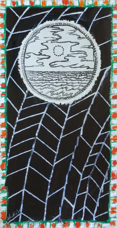 Niveau d’eau VI - Pierre Alechinsky 