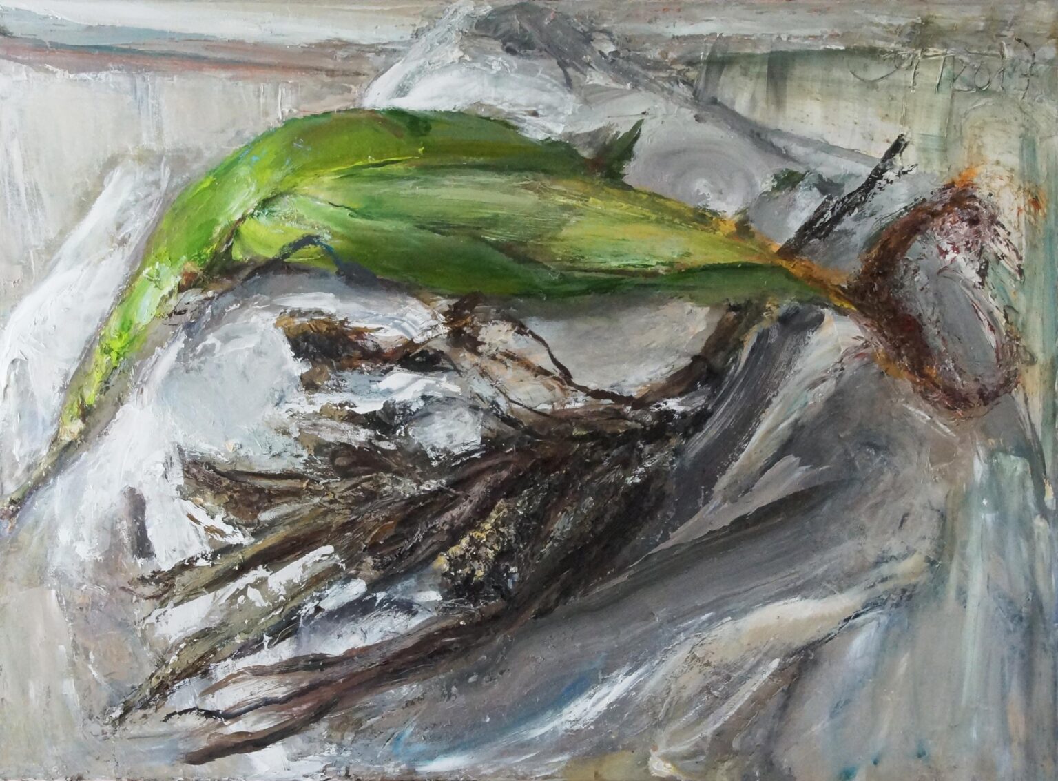 Zwei Maiskolben - Johannes Heisig 