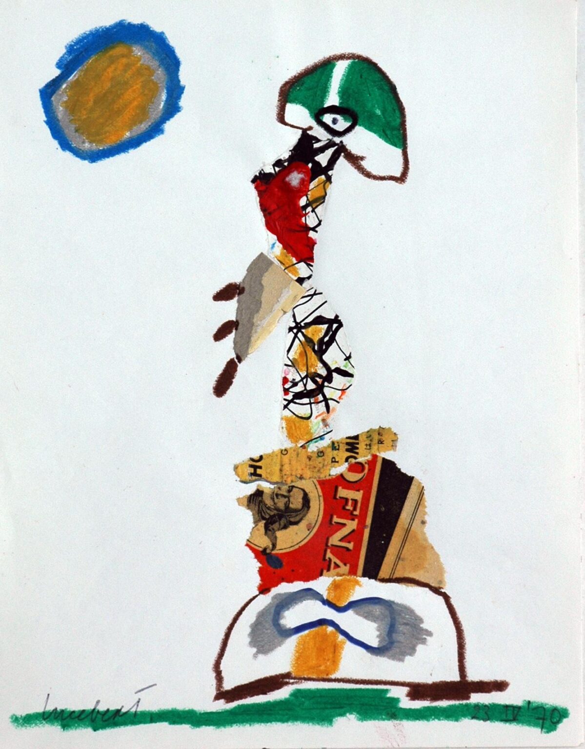 Ohne Titel,  23.IV.`70 (A) - Lucebert 