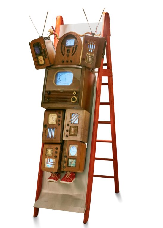 TV Play – Slide (a child from the Family of Robot series) - Nam June Paik 