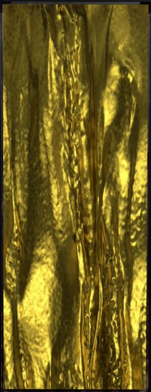 Golden Waterfall - Fabrizio Plessi 
