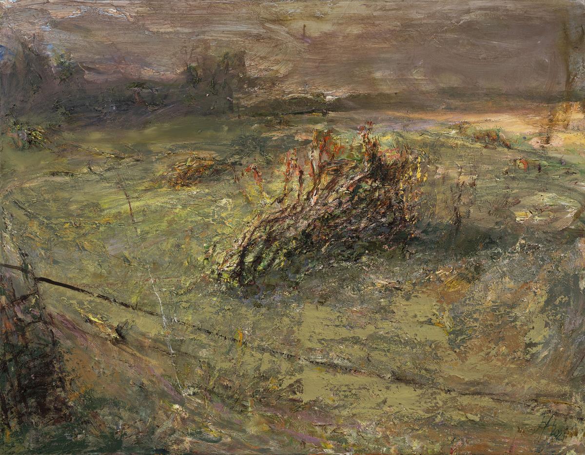 Herbstwiese - Johannes Heisig 