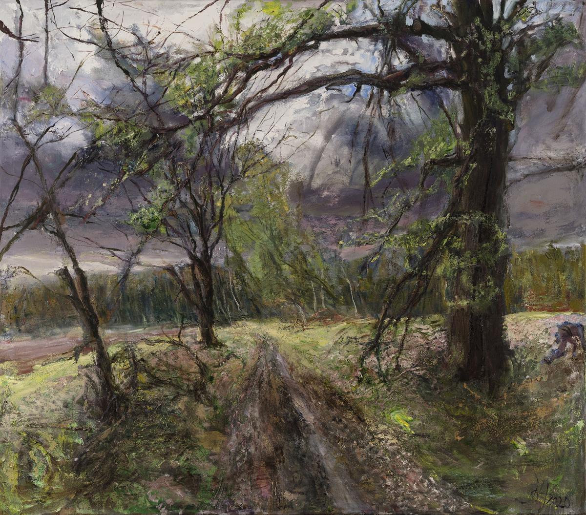 Pilze Sammeln - Johannes Heisig 