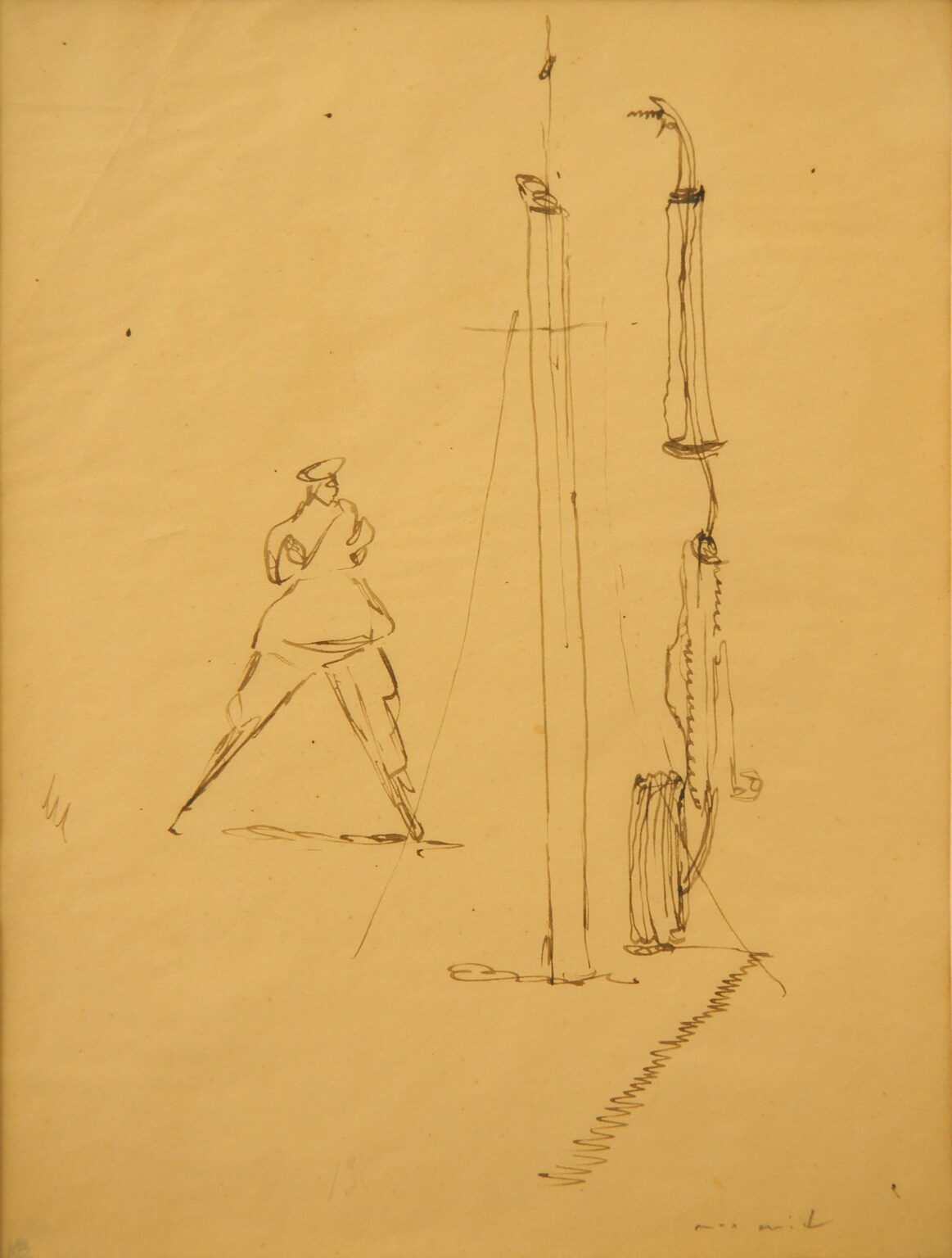 Le G&eacute;ant et le mat - Max Ernst 