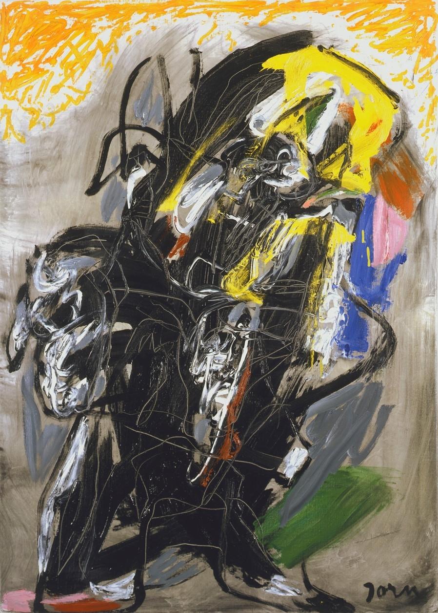 Fragezeichnung vom Tintenmann - Asger Jorn 