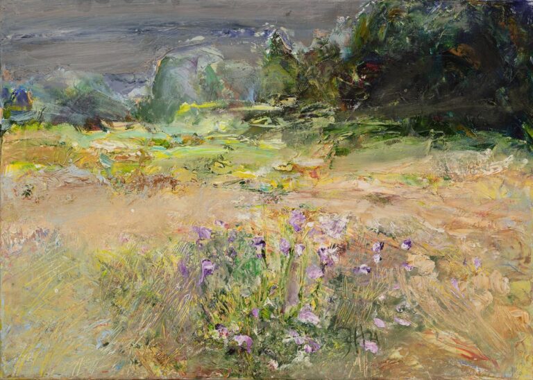 Malvenwiese - Johannes Heisig 