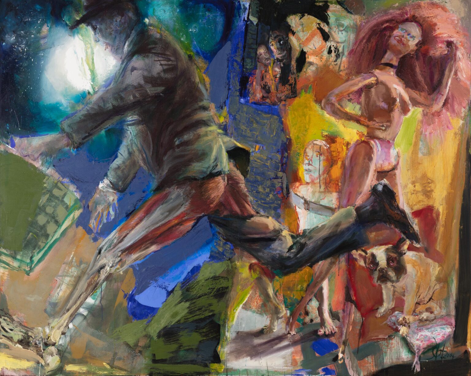 Ins Blaue - Johannes Heisig 