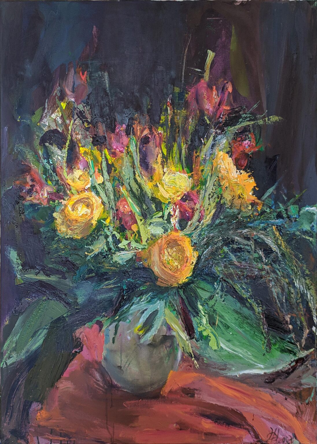 Blumenstillleben - Johannes Heisig 