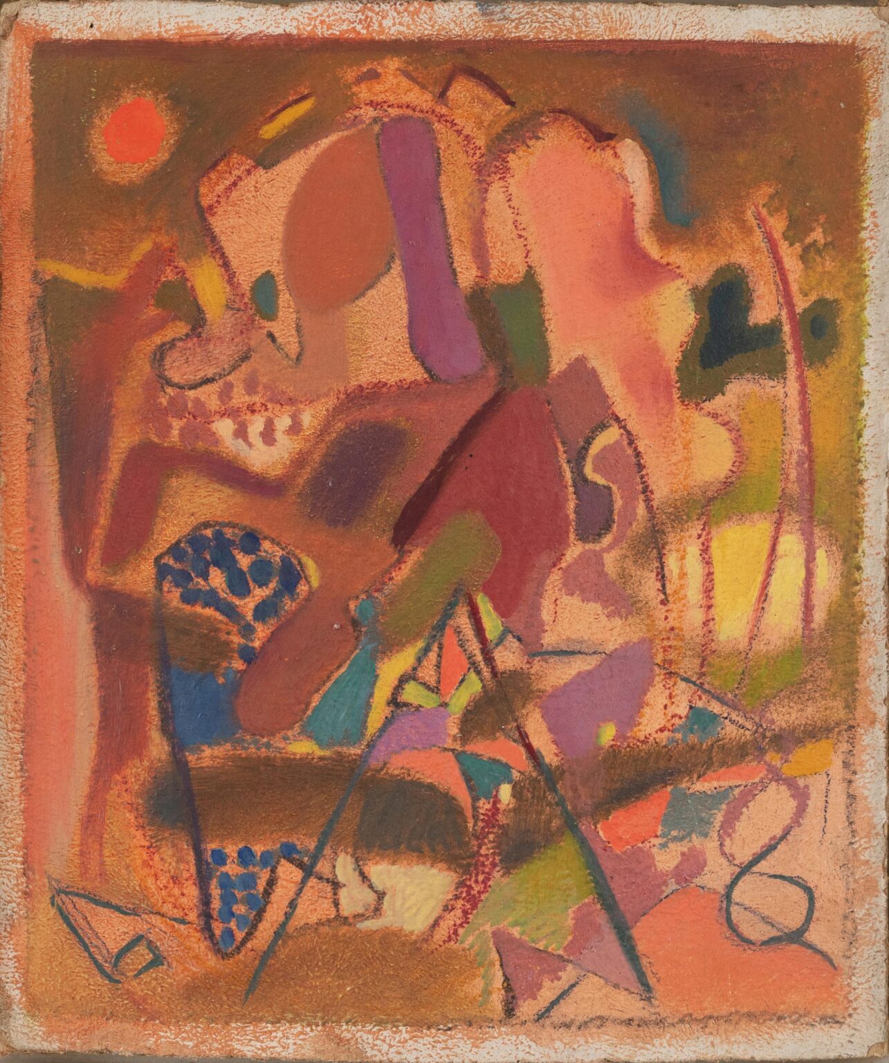 Frau im Blumengarten - Max Ackermann 