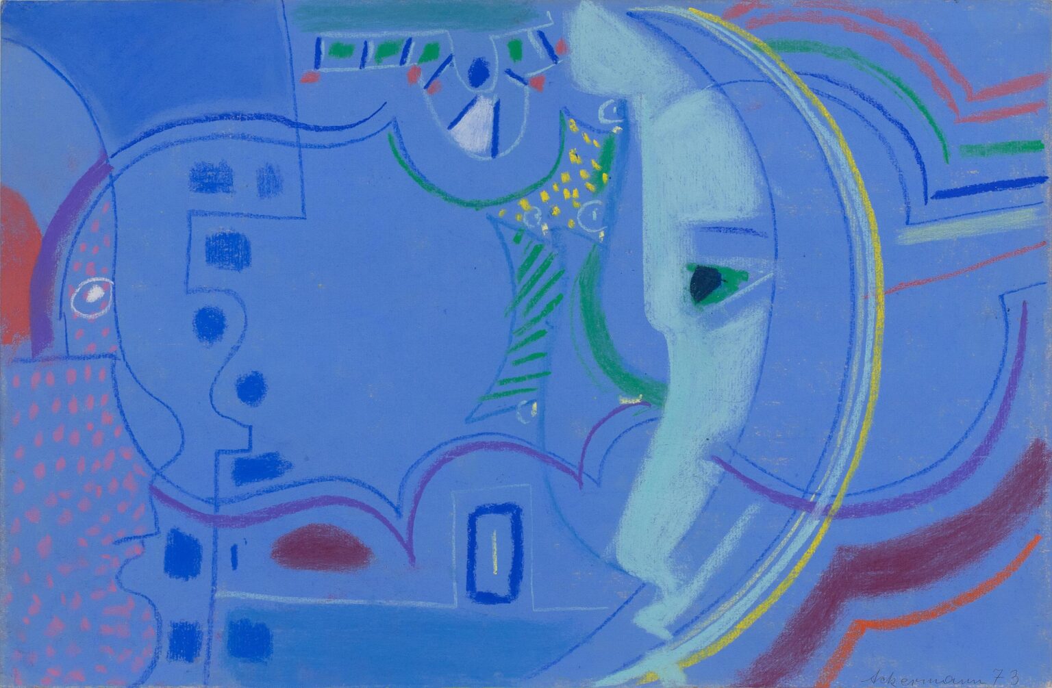 Ohne Titel - Max Ackermann 