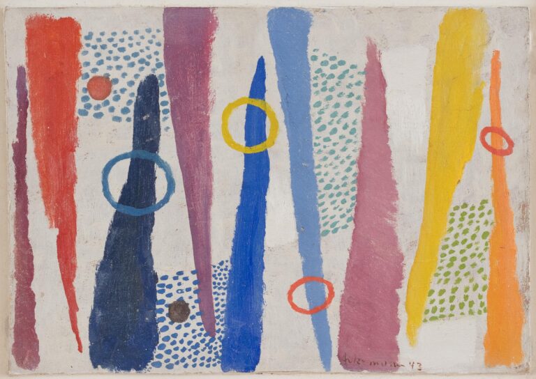 Fahnenbild - Max Ackermann 