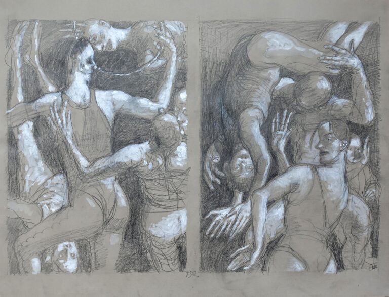 Artisten, zweiteilig - Volker Stelzmann 