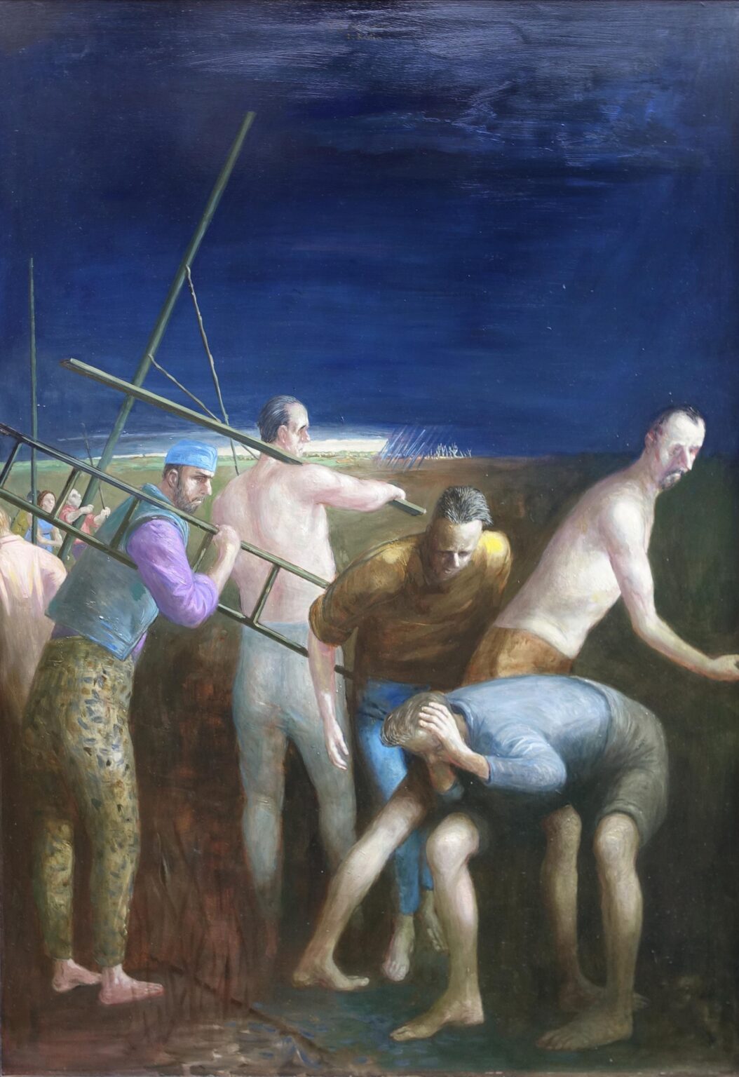 Abbau des Kreuzes II - Volker Stelzmann 