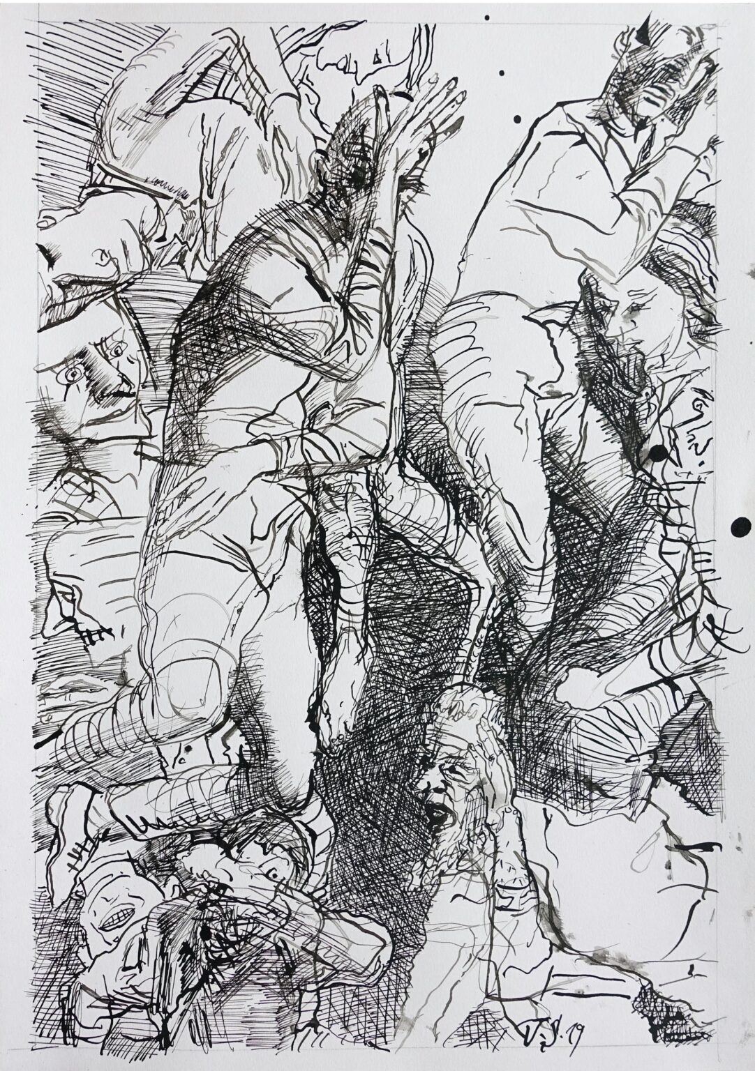 Druckwelle II - Volker Stelzmann 