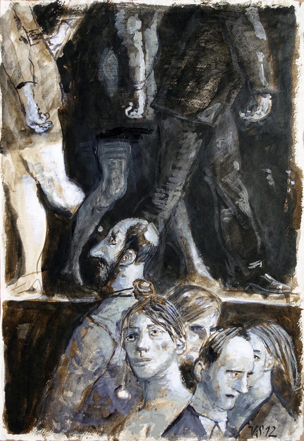 Zwei Ebenen - Volker Stelzmann 