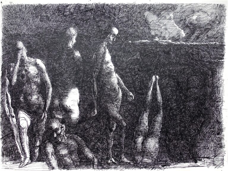 Dunkler Horizont - Volker Stelzmann 