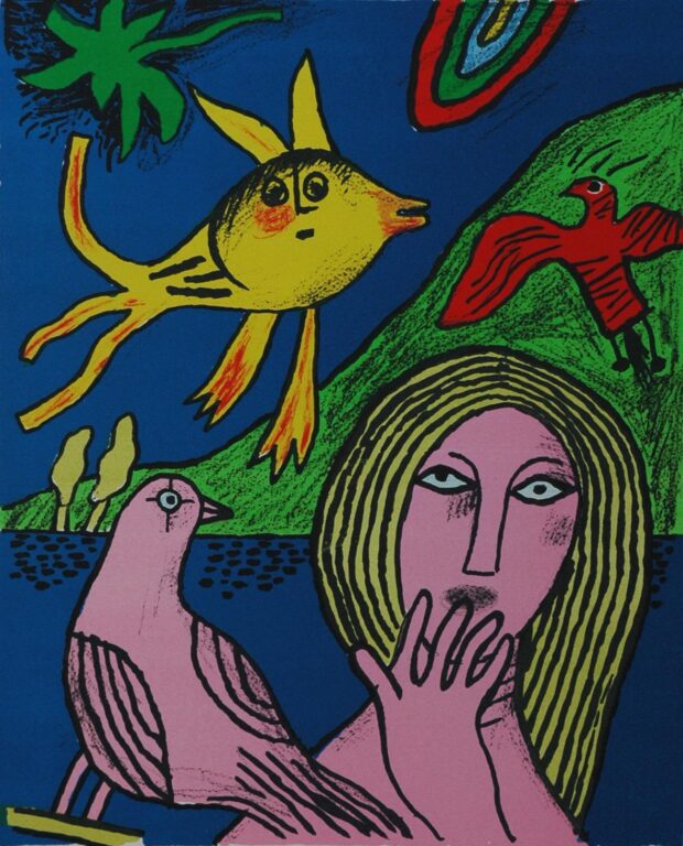 Songes d´une Été – Folge von 4 Lithographien - Corneille 