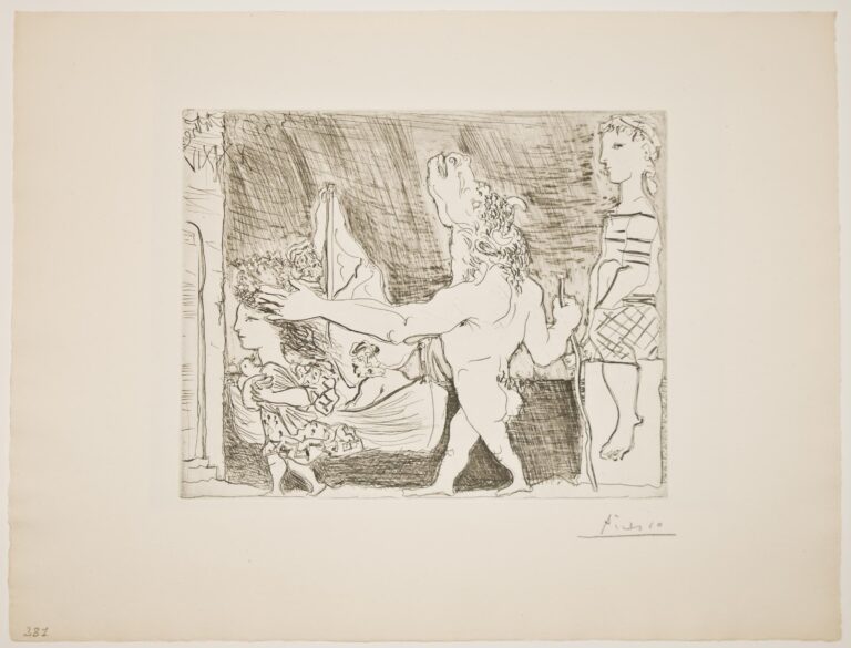 Minotaure aveugle guidé par une Fillette, II - Pablo Picasso 