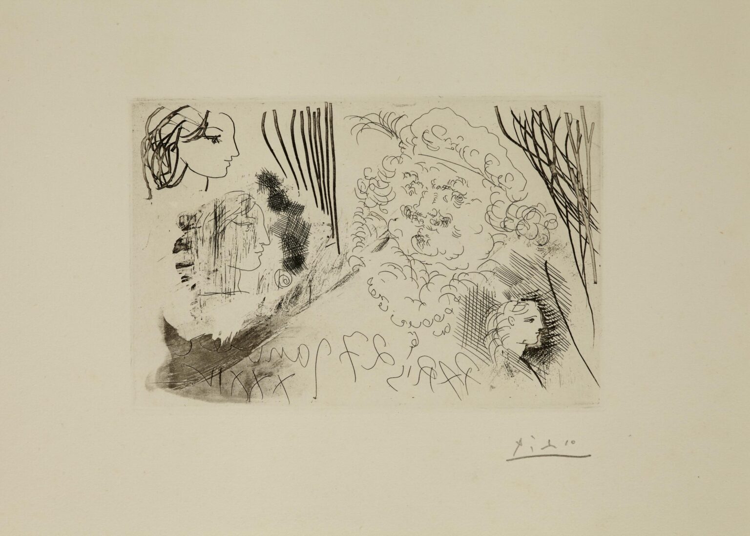 Rembrandt et T&ecirc;tes de Femme - Pablo Picasso 