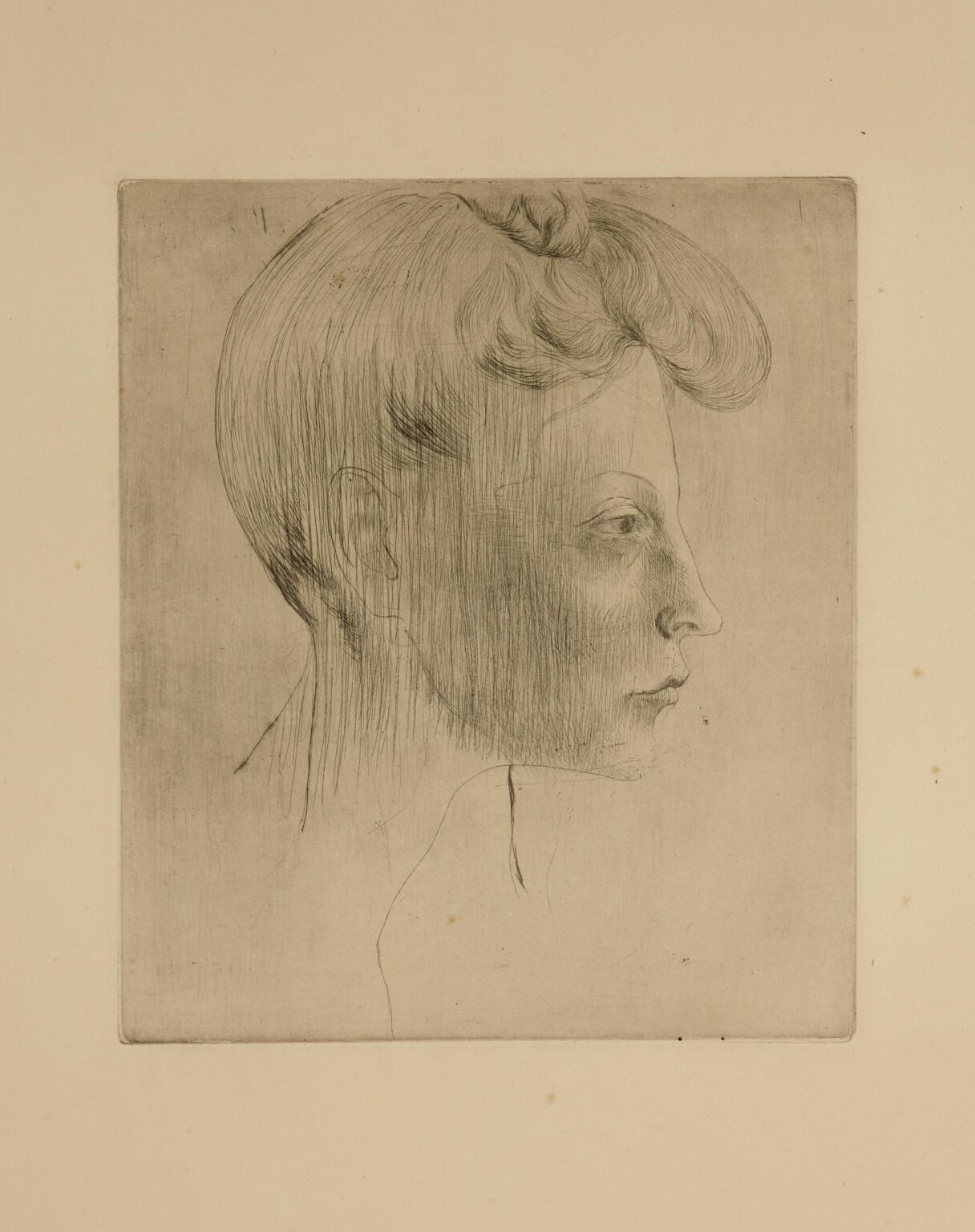 T&ecirc;te de Femme, de Profil - Pablo Picasso 