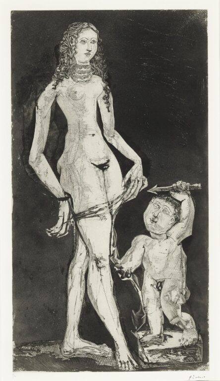 Venus et l’Amour, d’après Cranach - Pablo Picasso 