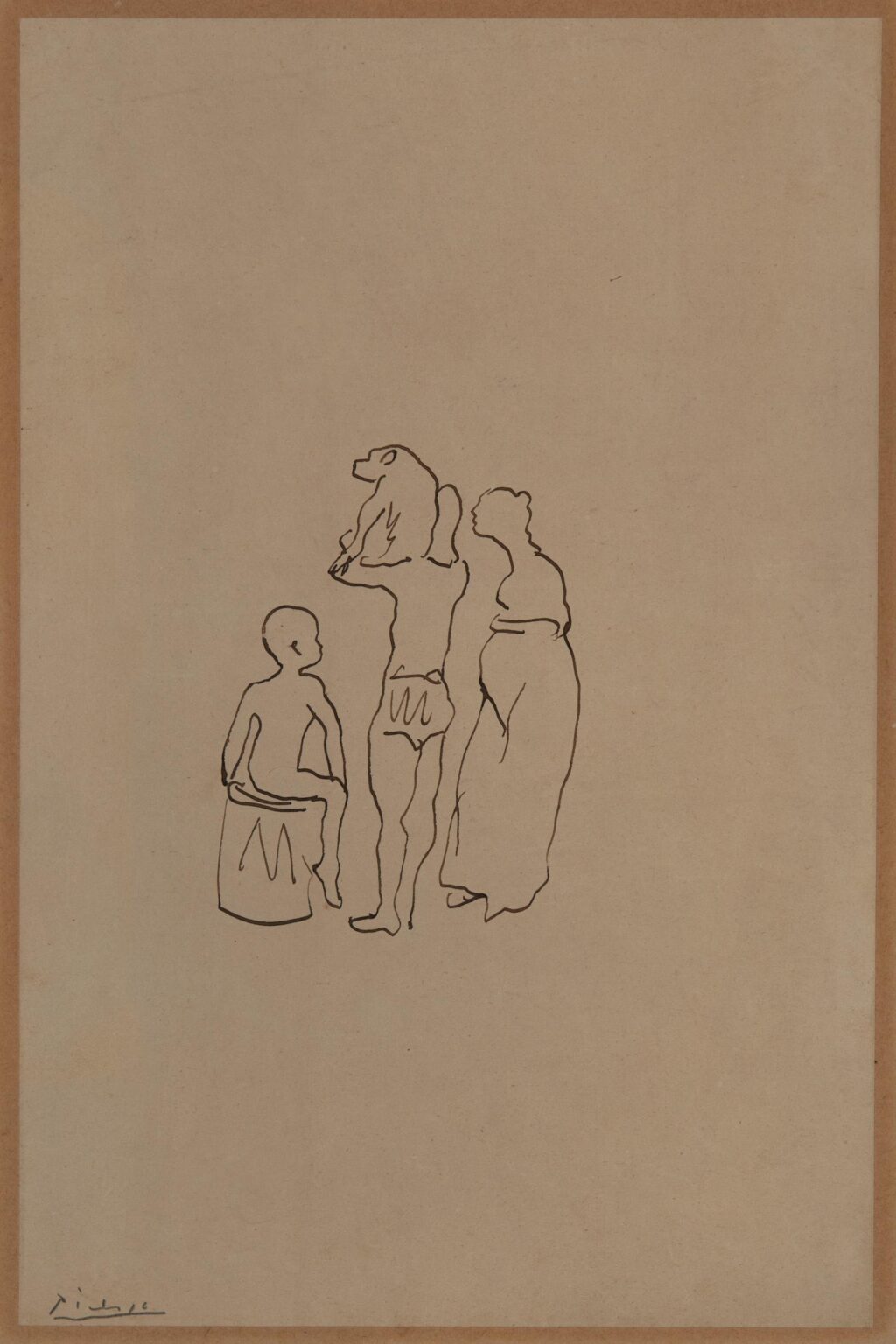 Les Saltimbanques au Singe - Pablo Picasso 