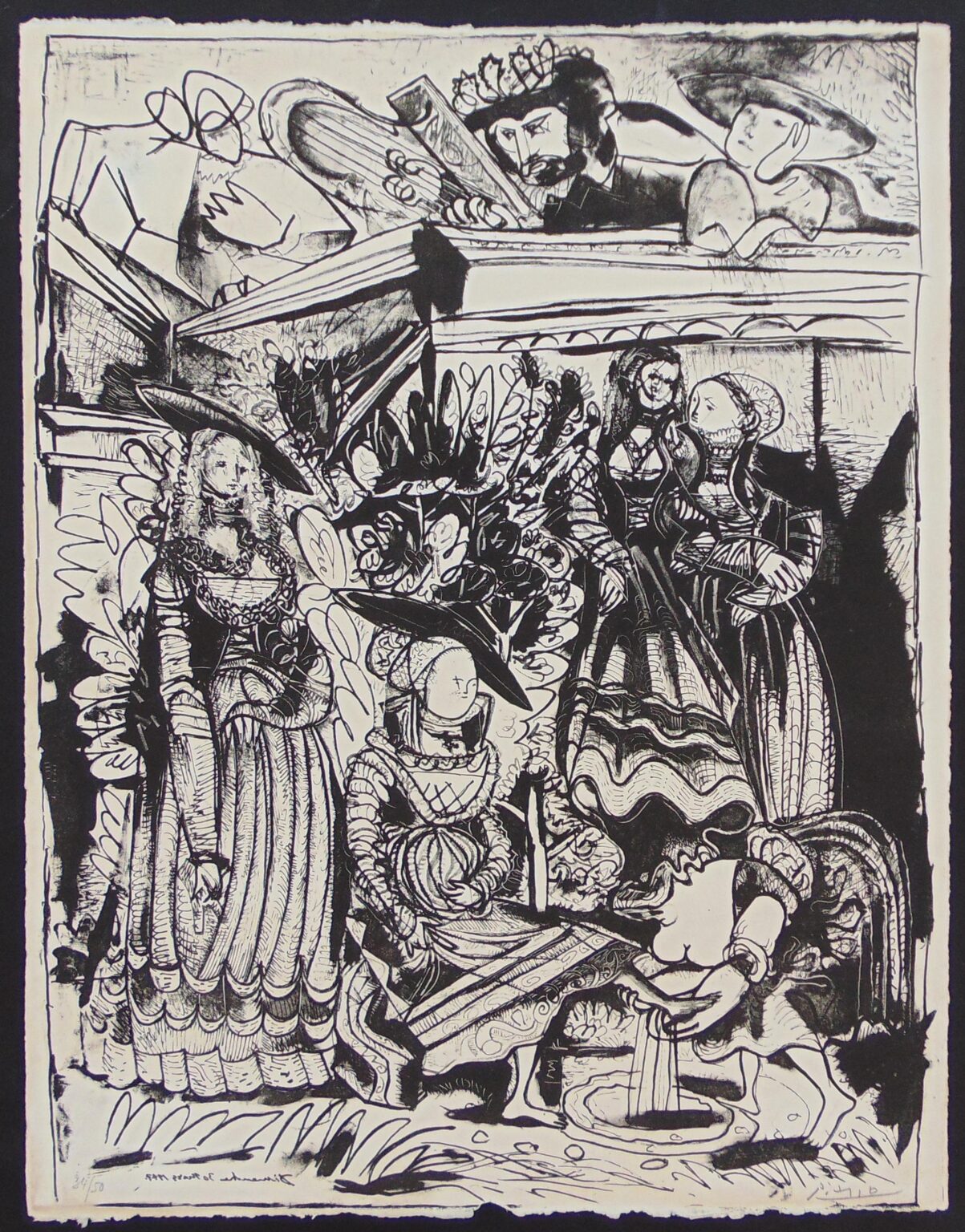 David et Bethsab&eacute;e - Pablo Picasso 