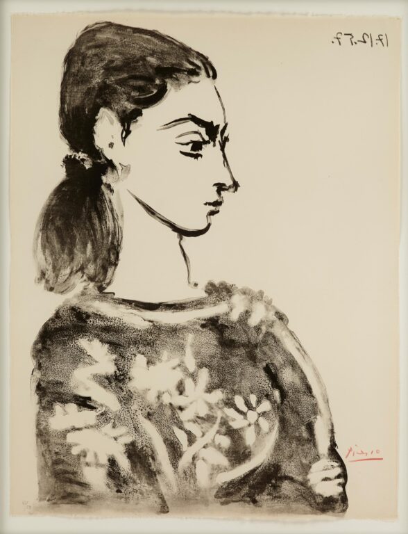 Femme au Corsage à Fleurs - Pablo Picasso 