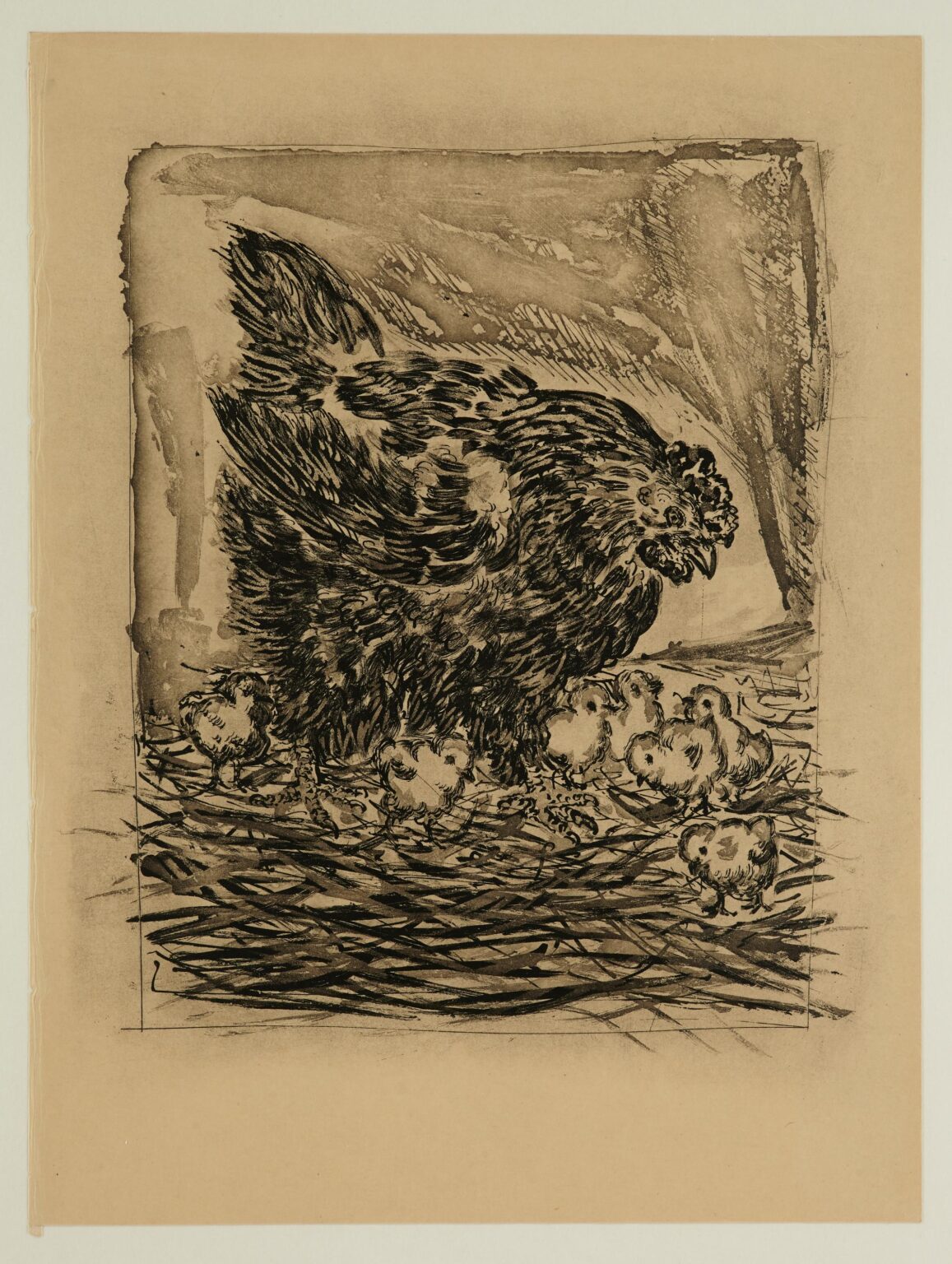 La M&egrave;re Poule - Pablo Picasso 