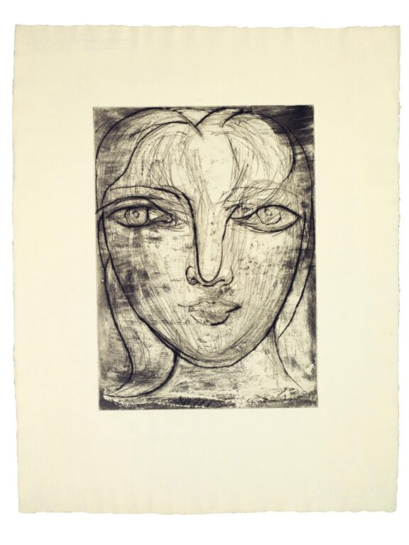 Tête de Face - Pablo Picasso 