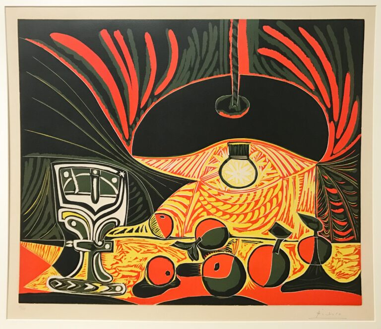 Nature morte sous la Lampe - Pablo Picasso 