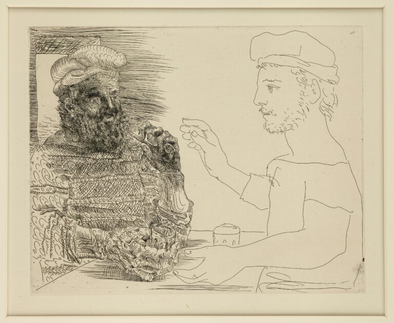 Deux Buveurs catalans - Pablo Picasso 