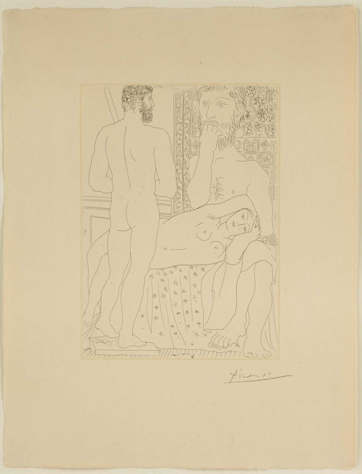 Sculpteur, Mod&egrave;le et Buste sculpt&eacute; - Pablo Picasso 