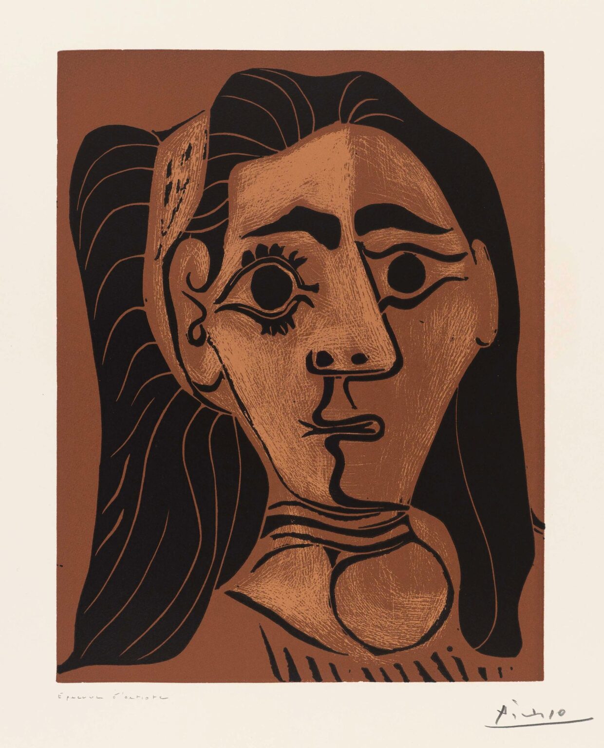 Femme aux Cheveux flous - Pablo Picasso 