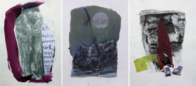 Kleines christliches Triptychon - Johannes Heisig 