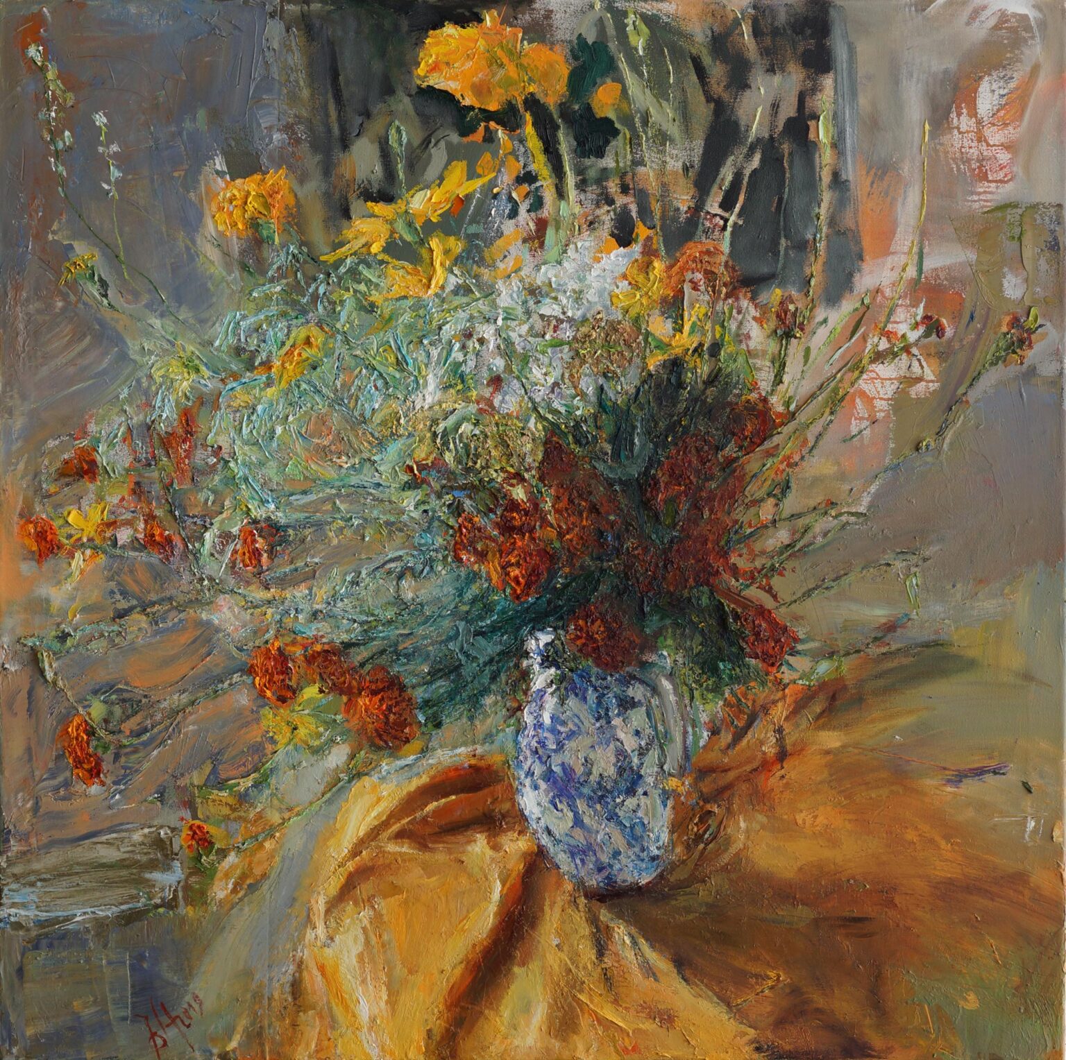 Studentenblumen - Johannes Heisig 