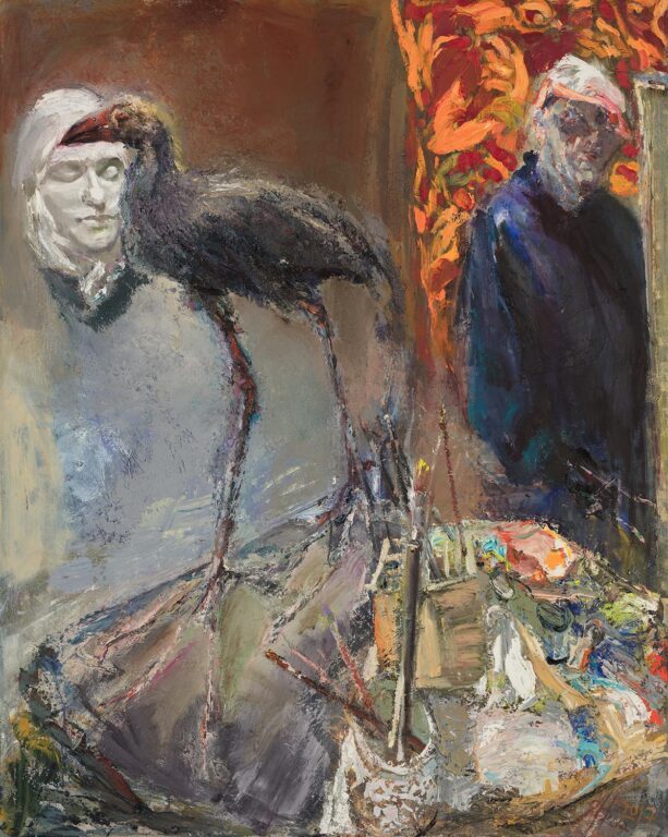 Mitternacht im Atelier - Johannes Heisig 