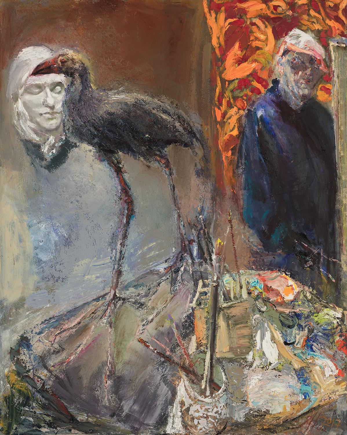 Mitternacht im Atelier - Johannes Heisig 