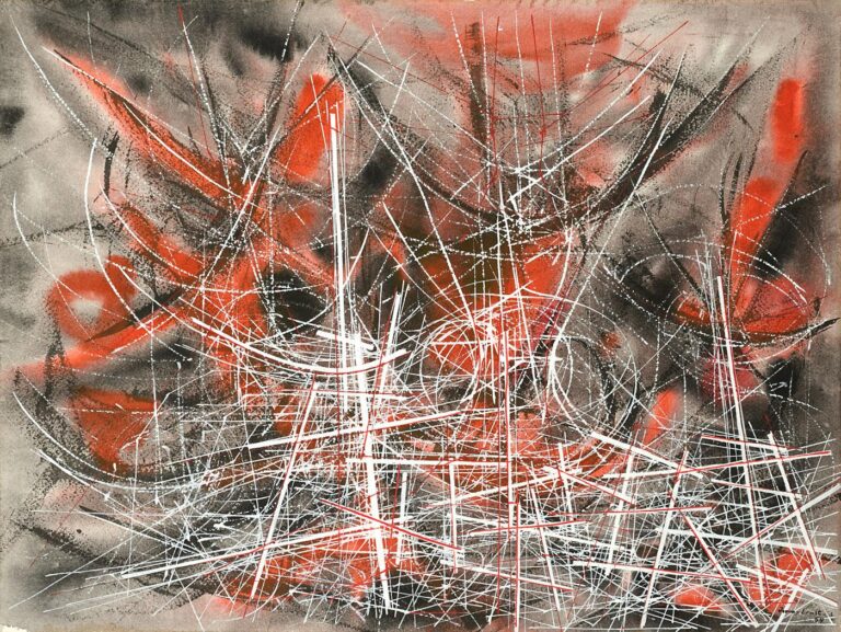 Orange & Black - Jimmy Ernst 