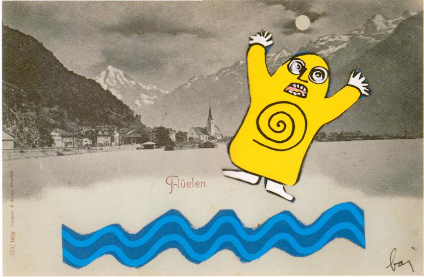 Fl&uuml;elen - Enrico Baj 