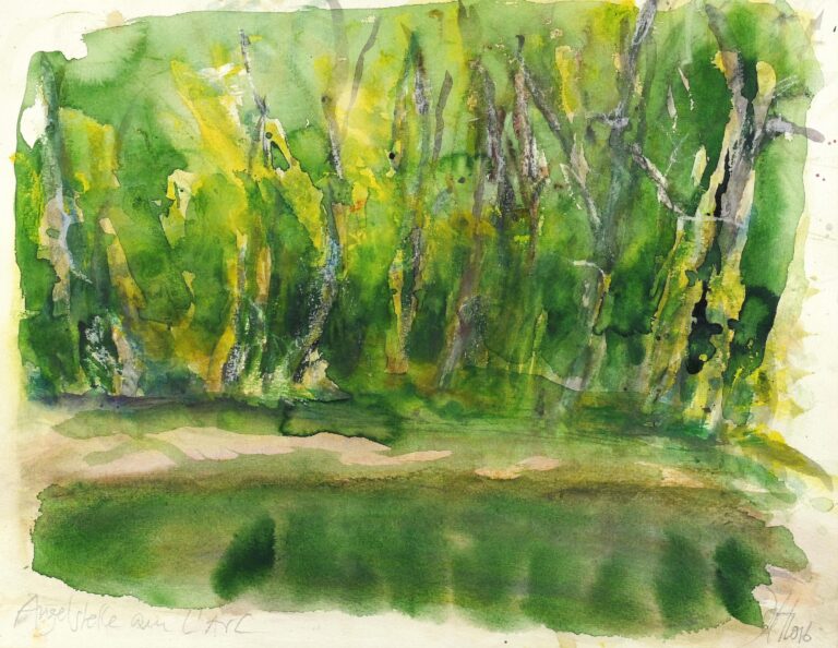 Angelstelle am L´Arc - Johannes Heisig 