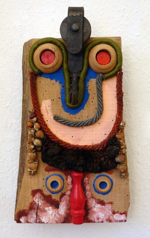 La Maliche e Hernàn Cortes - Enrico Baj 