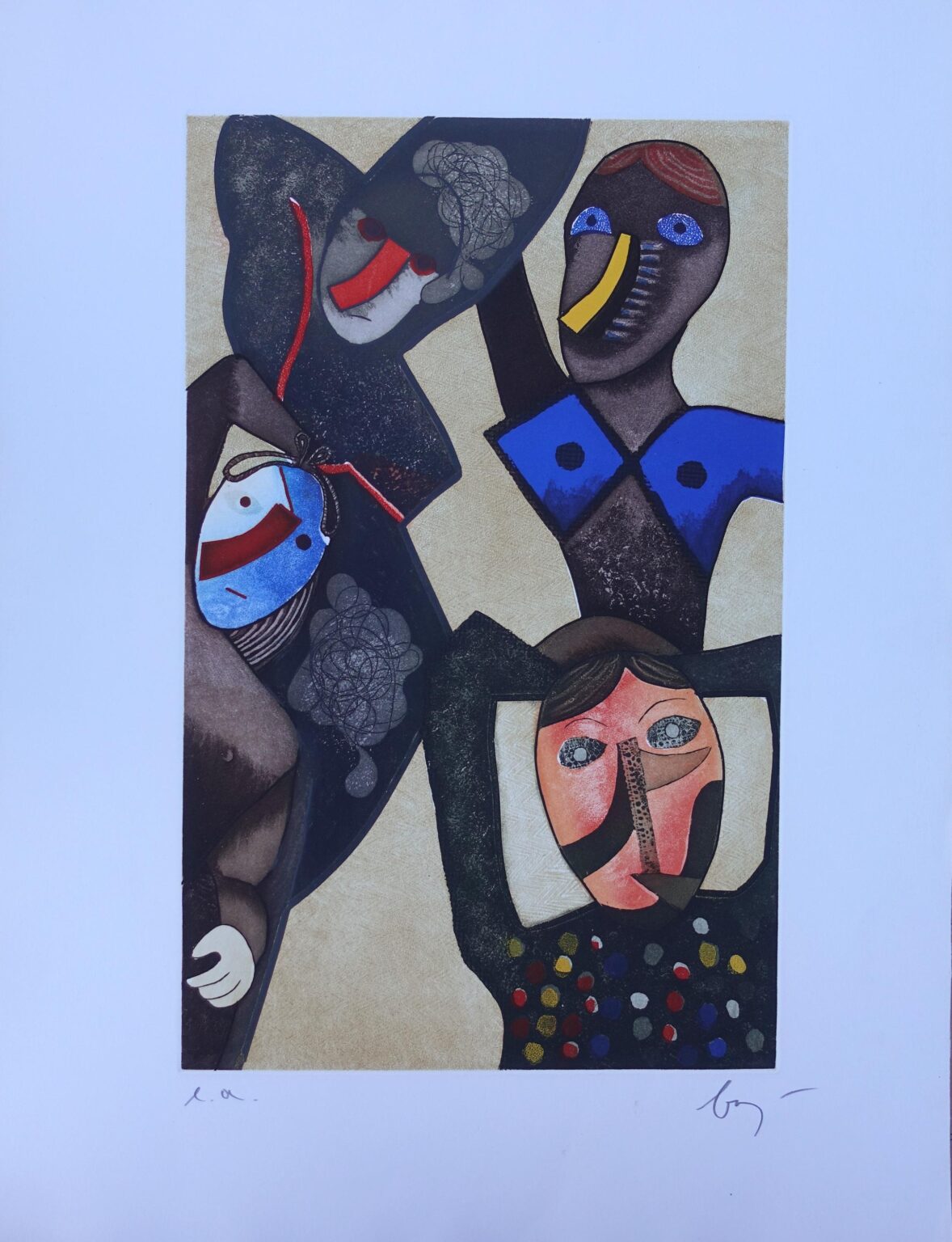 Les Desmoiselles d&acute;Avignon - Enrico Baj 