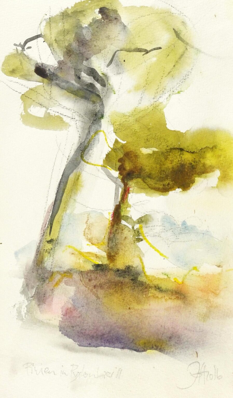 Pinien in Puyloubier II - Johannes Heisig 